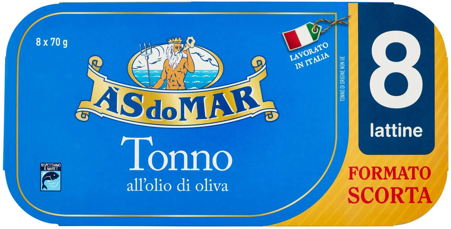 ASDOMAR TONNO OLIO EVO 8X70GR - immagine 2