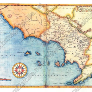 Poster Stampa Terra di Lavoro Cartaro poster riproduzione 32×45 anno 1613 029
