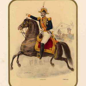 Poster Stampa Maresciallo di campo in gran tenuta 1850 ZEZON