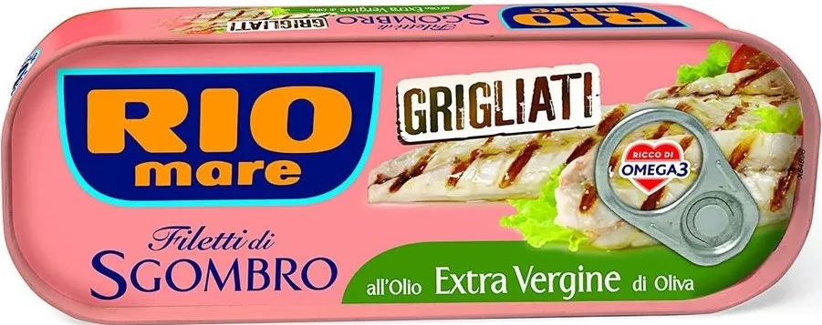 RIO MARE FILETTI DI SGOMBRO GRIGLIATI ALL’OLIO EXTRA VERGINE DI OLIVA 120GR - immagine 2