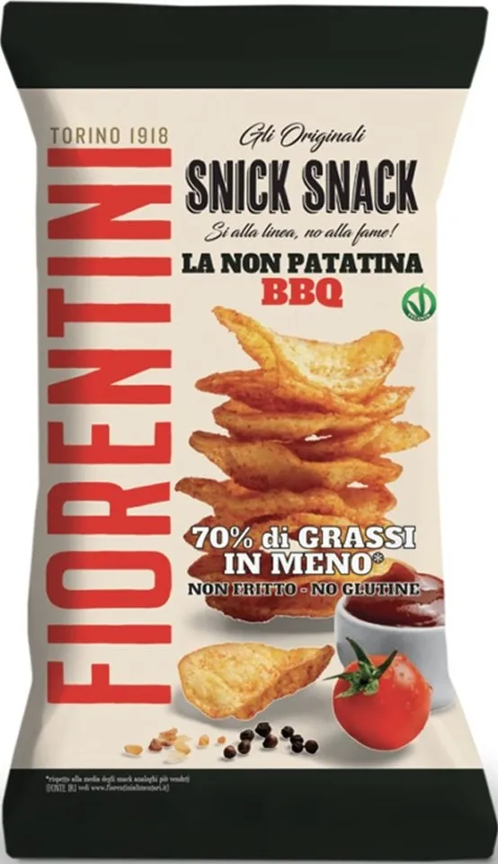FIORENTINI SNICK SNACK LA NON PATATINA BBQ 65GR