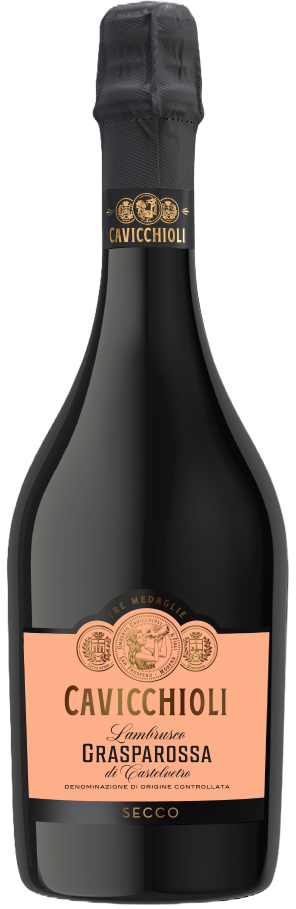 CAVICCHIOLI LAMBRUSCO GRASPAROSSA DOC 75CL