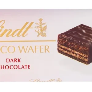 LINDT CHOCO WAFER DARK CHOCOLATE 26GR