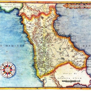 Poster Stampa Calabria Citra Cartaro Cosenza poster riproduzione 32×45 anno 1613 022