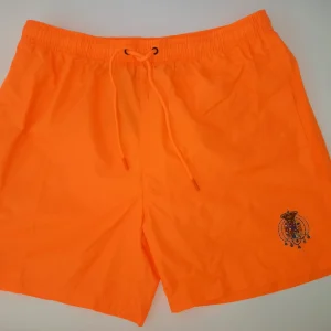 Costume Boxer uomo Arancione scuro con stemma Regno delle due Sicilie stampato
