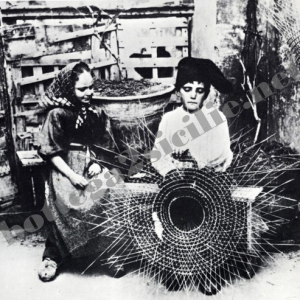 POSTER STAMPA Piccoli pescatori 23 Antichi Mestieri riproduzione da fotografia inizio 1900