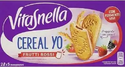 VITASNELLA SNACK CEREAL FRUTTI ROSSI 253GR - immagine 2