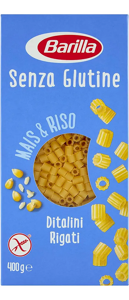 BARILLA DITALINI RIGATI SENZA GLUTINE 400 GR - immagine 2