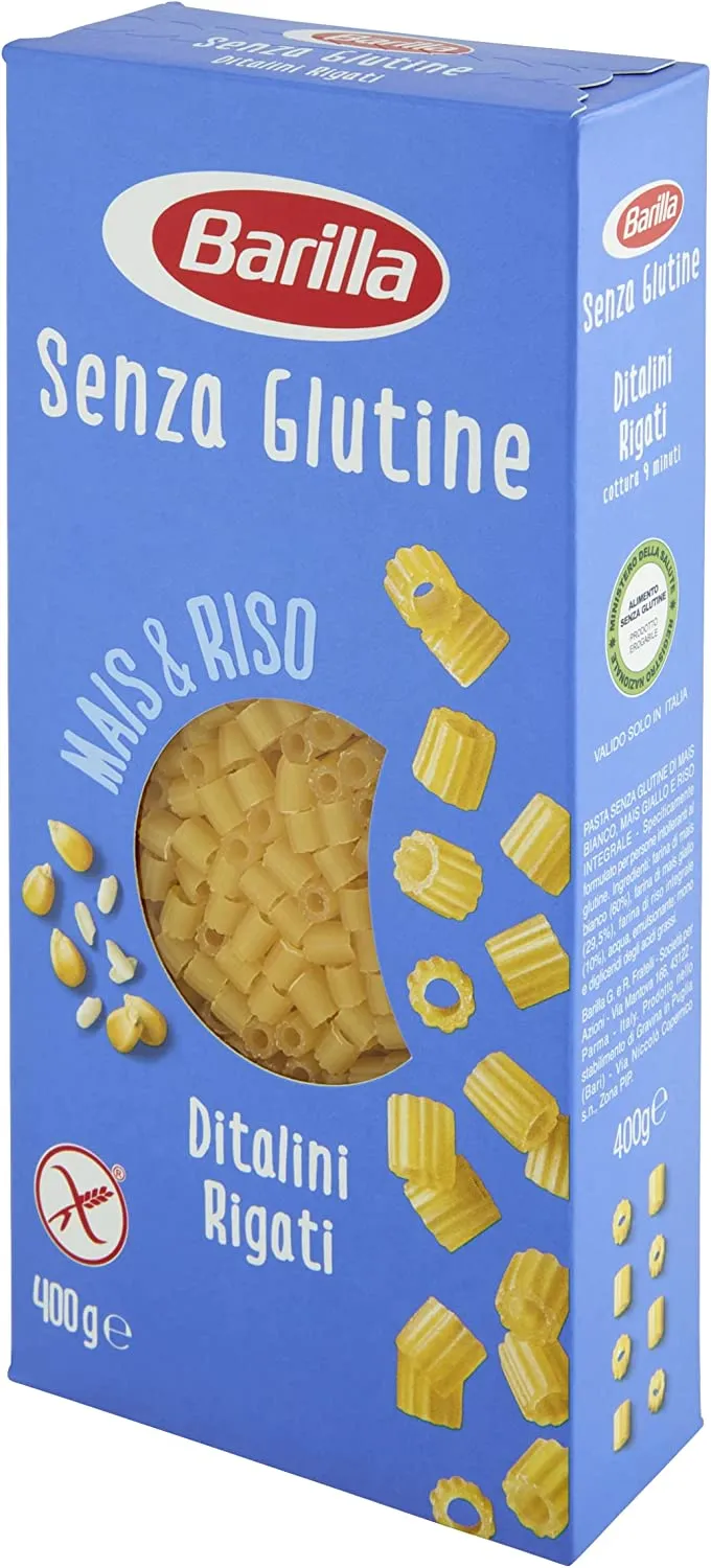 BARILLA DITALINI RIGATI SENZA GLUTINE 400 GR - immagine 4