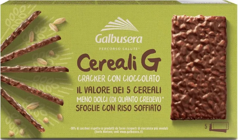GALBUSERA CRACKER CON RISO CIOCCOLATO 150GR