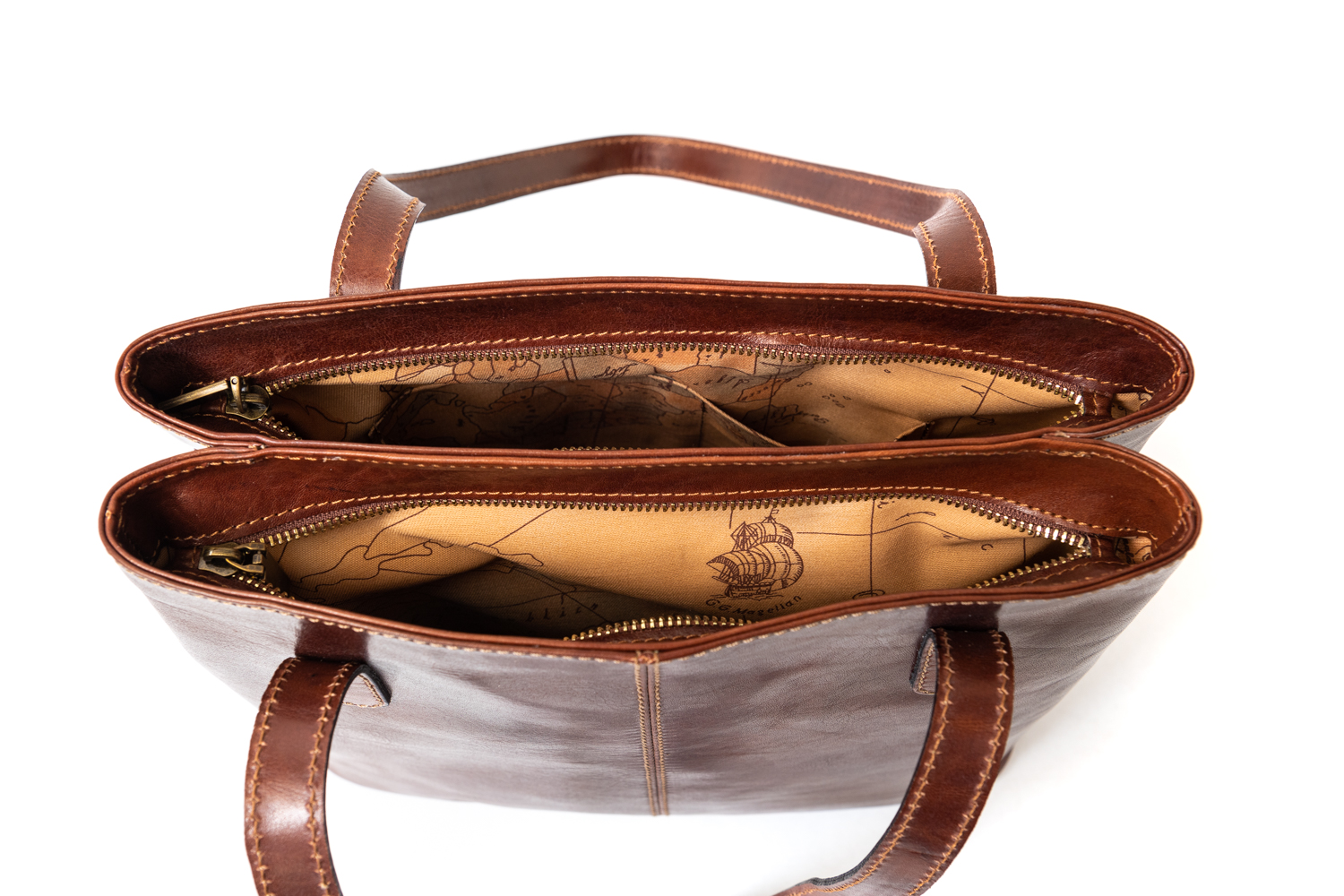 Borsa shopping doppia tasca Piccola 010 - immagine 3