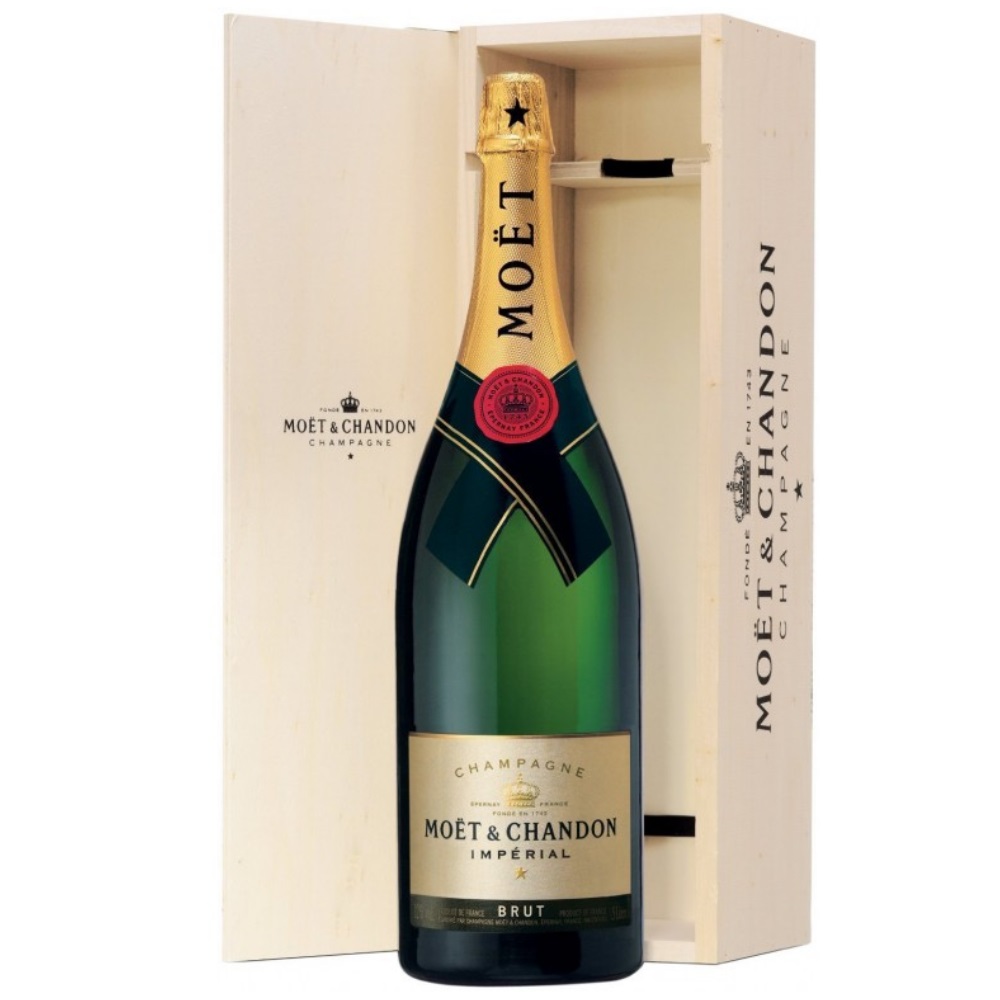 Champagne Moët Chandon “Moët Imperial” 3 Lt in Legno Jéroboam Moët Hennessy - immagine 2