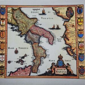 TAPPETINO MAPPA REGNO DI MARZOLLA 20X23 CM RETTANGOLARE