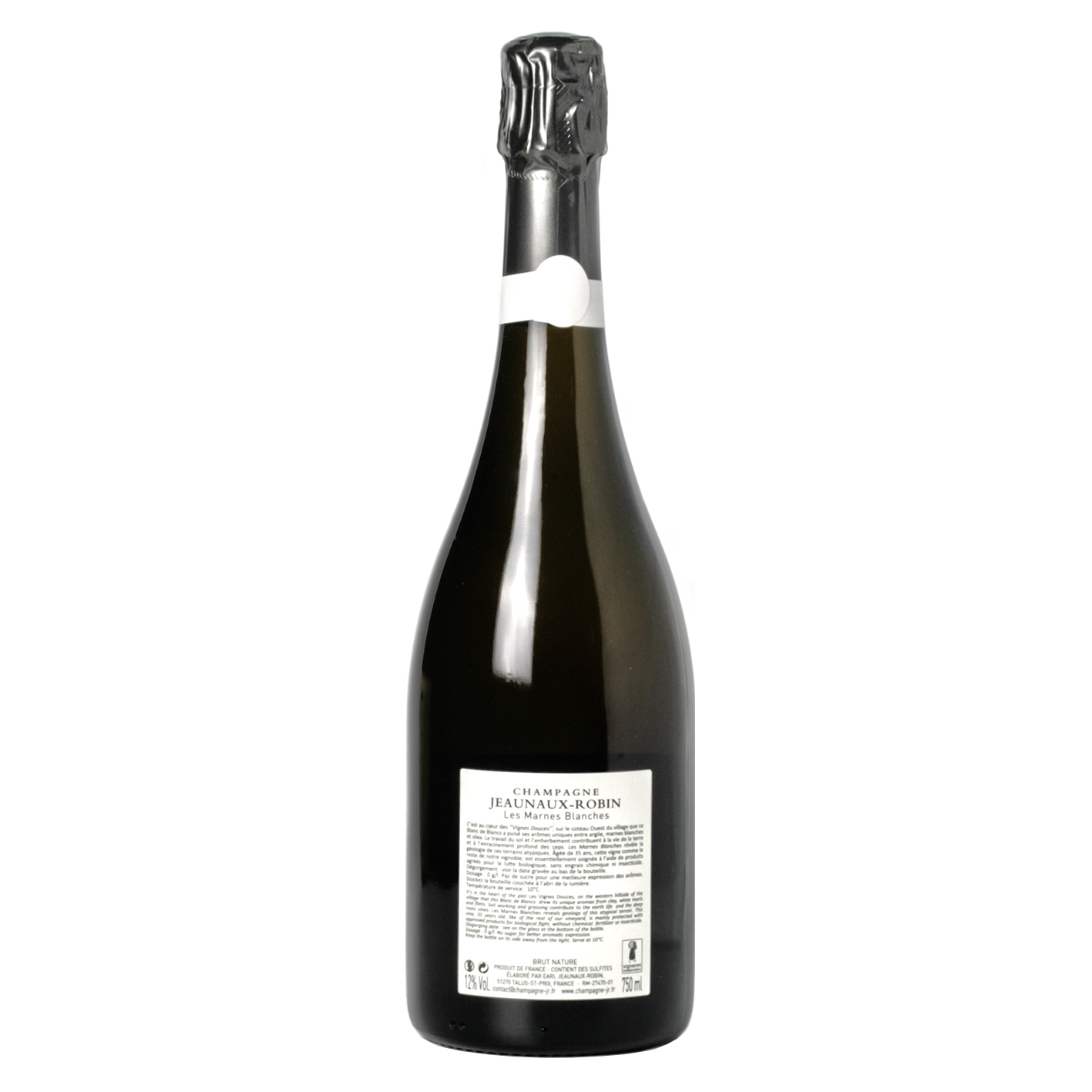 Jeaunaux Robin Champagne Brut Nature Blanc de Blancs Les Marnes Blanches - immagine 3
