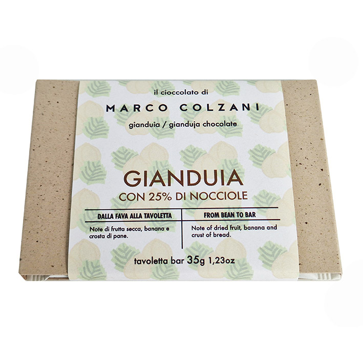 Marco Colzani Tavoletta di Cioccolato Gianduja con nocciole - immagine 2