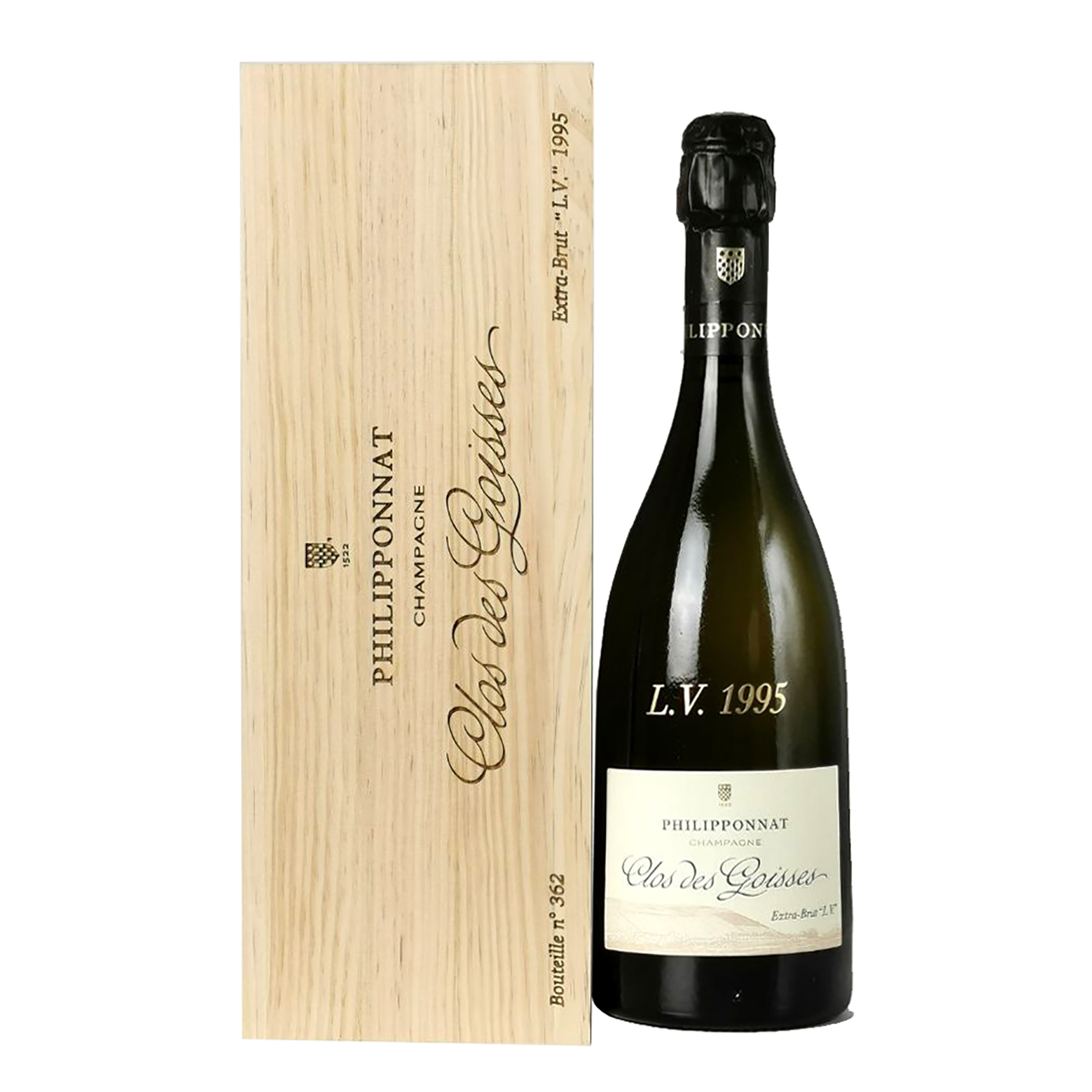 Philipponnat Champagne Extra Brut Clos des Goisses L.V. 1995 cassa - immagine 2