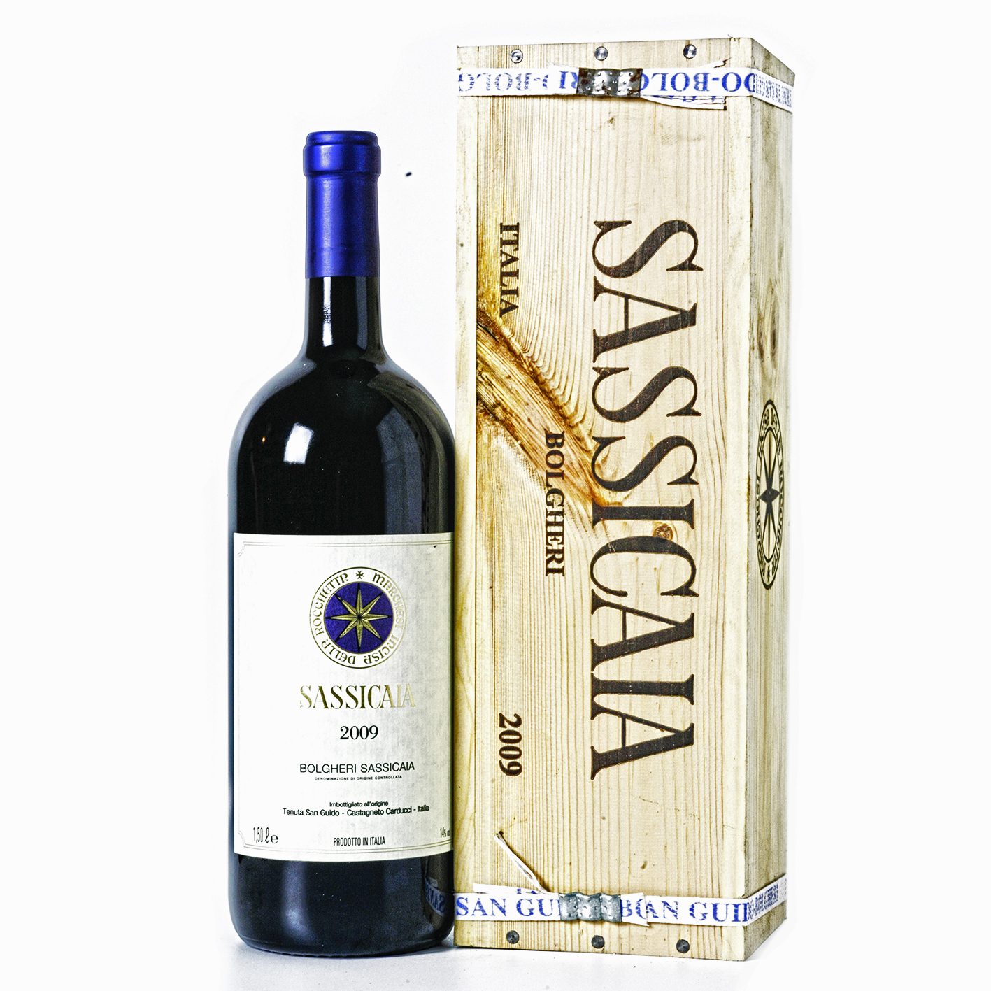 Tenuta San Guido Bolgheri Sassicaia 2007 Magnum cassa in legno